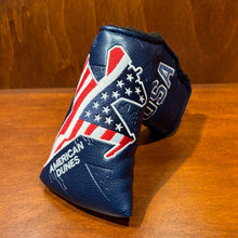Load image into Gallery viewer, AM&E Embossed "B.A.J." Putter Cover - Mid Mallet Size