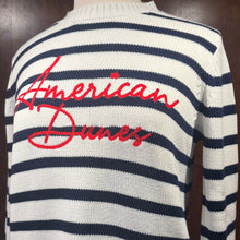 Load image into Gallery viewer, Duffield Lane Women's Sport Crew Scrip Text Sweater