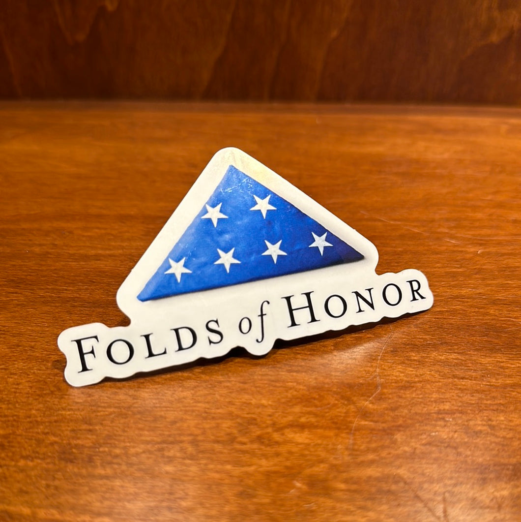 Folds of Honor Sticker