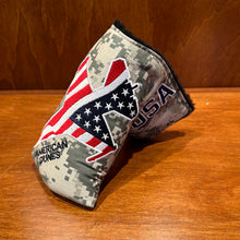 Load image into Gallery viewer, AM&E "B.A.J." Camo Putter Cover - Mid Mallet Size