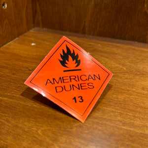 American Dunes Jet Fuel Icon Sticker
