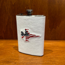 Load image into Gallery viewer, Winston Stainless Leather Wrap Flask
