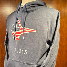 Load image into Gallery viewer, American Dunes "Jet Tee 7,213" Hooded Sweatshirt by T|Tycoon