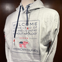 Load image into Gallery viewer, American Dunes "Welcome Statement" Hooded Sweatshirt by T|Tycoon
