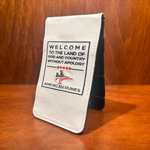 Load image into Gallery viewer, Winston "Welcome Statement" Yardage Book & Scorecard Holder