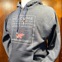 Load image into Gallery viewer, American Dunes "Welcome Statement" Hooded Sweatshirt by T|Tycoon