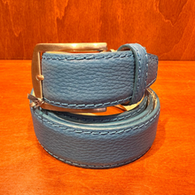 Load image into Gallery viewer, Antas Custom Fit Belt - Royal Blue Belt w/ Royal Blue Stitching