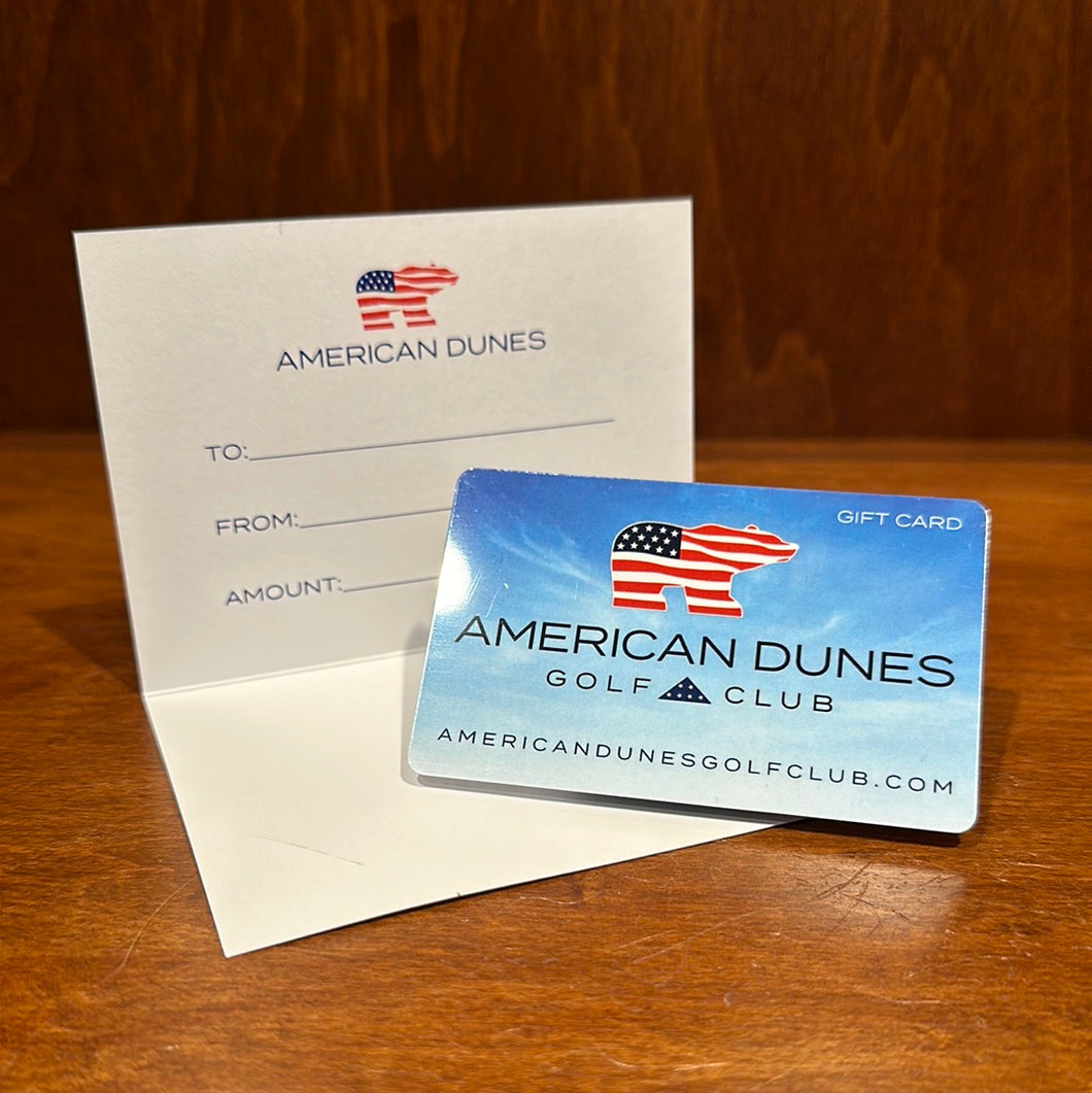 American Dunes Gift Card - $725