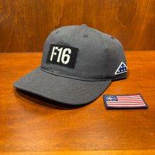 Load image into Gallery viewer, Pukka Mid Crown Fighter "F16" w/ Flag Patch Cap