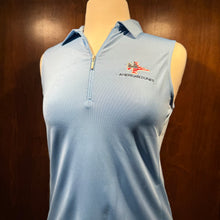 Load image into Gallery viewer, Golftini Womens Sleeveless Zip Polo