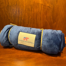 Load image into Gallery viewer, Ahead Sherpa Blanket with Vintage Label