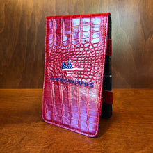 Load image into Gallery viewer, Winston "Lockup" Gator Yardage Book & Scorecard Holder