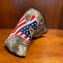 Load image into Gallery viewer, AM&E "B.A.J." Camo Putter Cover - Mid Mallet Size