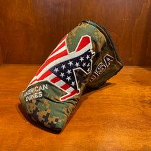 Load image into Gallery viewer, AM&E "B.A.J." Camo Putter Cover - Mid Mallet Size
