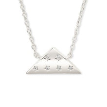Load image into Gallery viewer, Kendra Scott - Folds of Honor Folded Flag Icon Pendant Necklace in Silver
