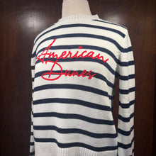 Load image into Gallery viewer, Duffield Lane Women&#39;s Sport Crew Sweater - Cursive Text

