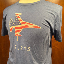 Load image into Gallery viewer, American Dunes "Jet Tee 7,213" Crew T-Shirt by T|Tycoon

