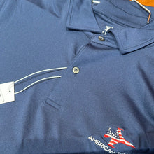 Load image into Gallery viewer, Fairway &amp; Greene USA Tournament Solid Tech Jersey Polo
