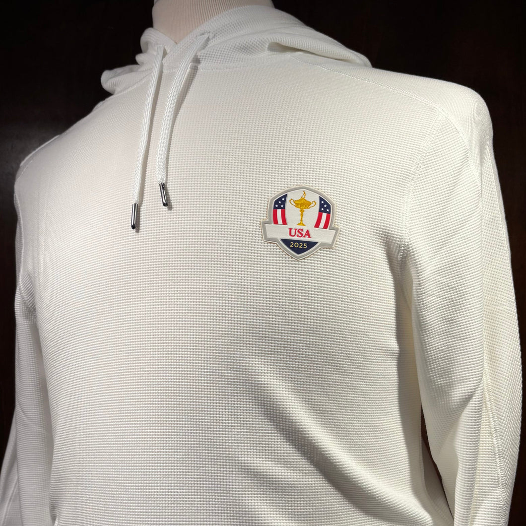 RLX U.S. Ryder Cup Waffle Hoodie (White)