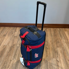Load image into Gallery viewer, Club Glove Rolling Duffle III - Custom Navy &amp; Red
