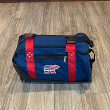 Load image into Gallery viewer, Club Glove Mini Rolling Duffle III - Custom Navy &amp; Red

