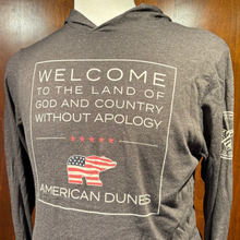 Load image into Gallery viewer, American Dunes “Welcome Statement” Long Sleeve Hooded-T by T|Tycoon
