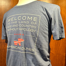 Load image into Gallery viewer, American Dunes "Welcome Statement" Crew T-Shirt by T|Tycoon
