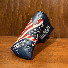 Load image into Gallery viewer, AM&amp;E Embossed &quot;B.A.J.&quot; Putter Cover (Standard Size)
