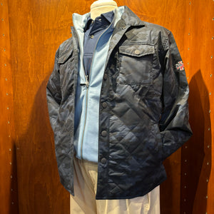 Johnnie-O Camo Quilted Button-Up Jacket