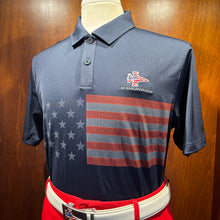 Load image into Gallery viewer, Puma Volition Stars &amp; Bars Golf Polo
