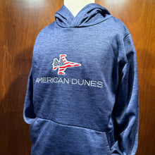 Load image into Gallery viewer, UA All Day Kids Hoodie &quot;PATRIOT JET LOCKUP&quot; Mid Chest Appliqué
