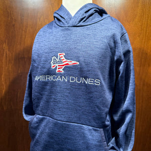 UA All Day Kids Hoodie "PATRIOT JET LOCKUP" Mid Chest Appliqué