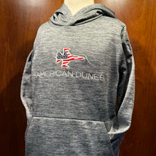 Load image into Gallery viewer, UA All Day Kids Hoodie &quot;PATRIOT JET LOCKUP&quot; Mid Chest Appliqué
