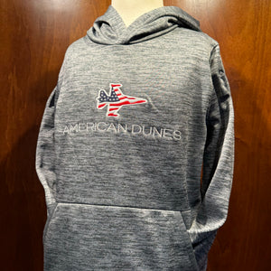 UA All Day Kids Hoodie "PATRIOT JET LOCKUP" Mid Chest Appliqué