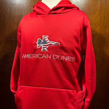 Load image into Gallery viewer, UA All Day Kids Hoodie &quot;PATRIOT JET LOCKUP&quot; Mid Chest Appliqué
