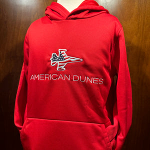 UA All Day Kids Hoodie "PATRIOT JET LOCKUP" Mid Chest Appliqué