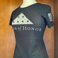 Load image into Gallery viewer, St. Andrews Next Level Premium Fitted Crew Women&#39;s Tee Shirt / Limited Release Folds of Honor
