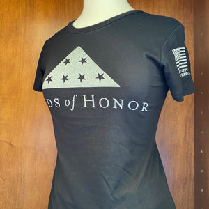 St. Andrews Next Level Premium Fitted Crew Women's Tee Shirt / Limited Release Folds of Honor