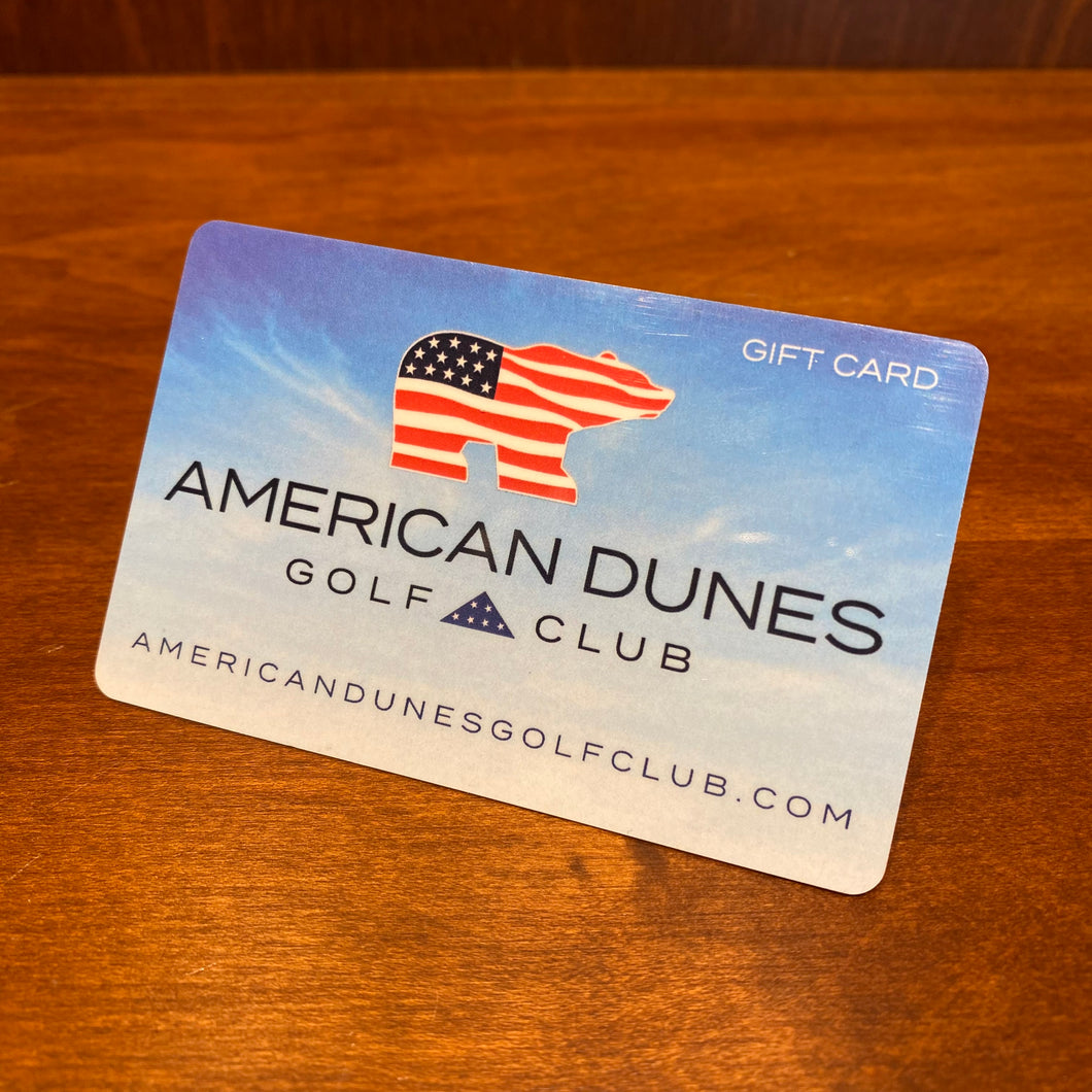 American Dunes Gift Card - $185