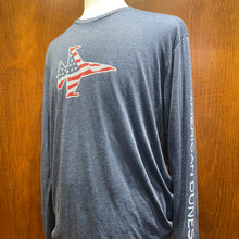 Load image into Gallery viewer, Imperial Transfusion Long Sleeve T Shirt w/ Patriot Jet Icon
