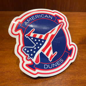 American Dunes Fighter Patch Sticker