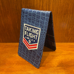 Winston Collection Gator Yardage Book Holder - "Taking Flight"