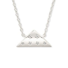 Load image into Gallery viewer, Kendra Scott - Folds of Honor Folded Flag Icon Pendant Necklace in Silver

